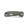 COUTEAU FLIPPER SMALL GREEN - HONEY BADGER