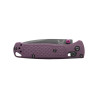 COUTEAU BENCHMADE MINI BUGOUT GRIVORY VIOLET
