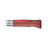 COUTEAU OPINEL N°08 BOULEAU LAMELLE ROUGE
