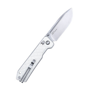 COUTEAU SRM MANCHE G10 BLANC