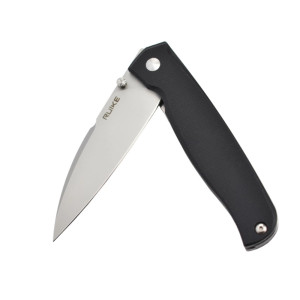 COUTEAU RUIKE P662B MANCHE G10 NOIR LAME SHEEPFOOT
