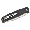 COUTEAU RUIKE P662B MANCHE G10 NOIR LAME SHEEPFOOT
