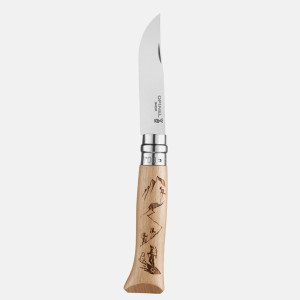 COUTEAU OPINEL N°08 GRAVURE RANDO