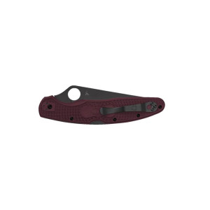 COUTEAU SPYDERCO POLICE 4 BORDEAUX EDITION LIMITÉ SPRINT RUN 2024