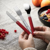 COUVERTS DROITS AKINOD 12H34 ALUMINIUM ROUGE