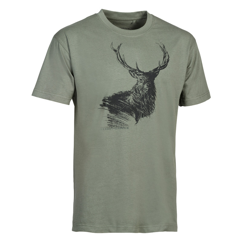 T-SHIRT PROHUNT LIGNE VERNEY CARRON BIG GAME CERF
