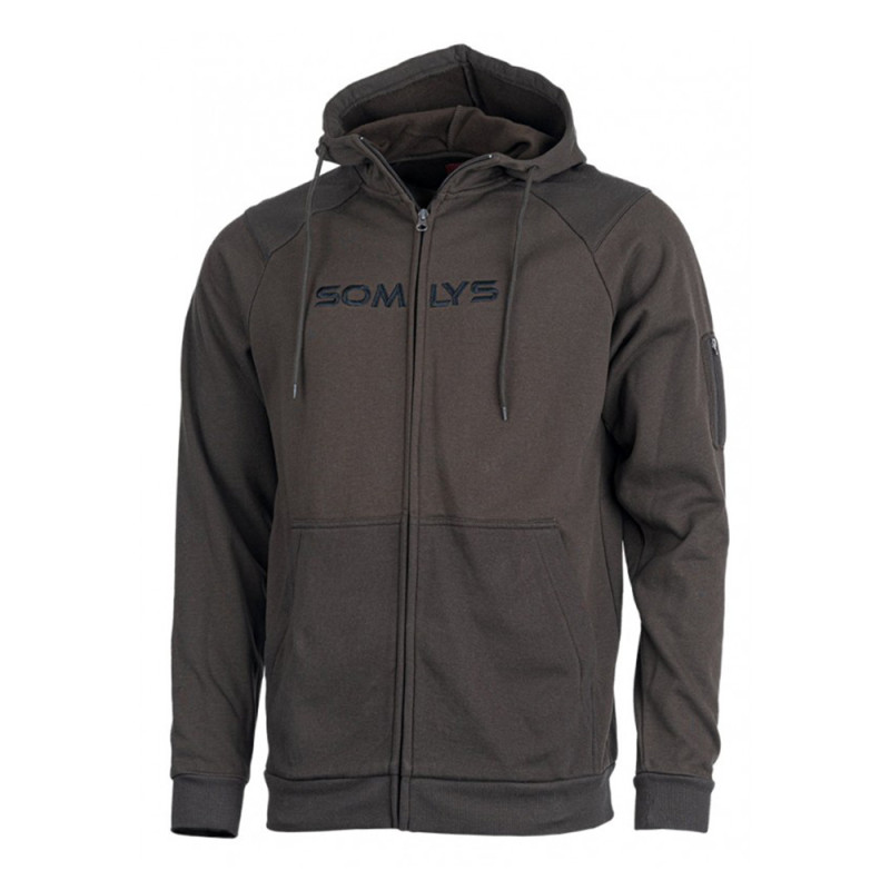 SWEAT ZIPPÉ SOMLYS A CAPUCHE