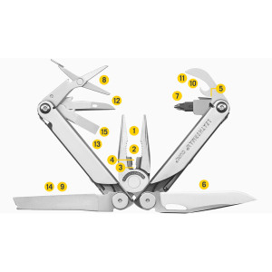 PINCE LEATHERMAN CURL ACIER