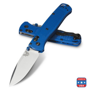 COUTEAU BENCHMADE BUGOUT BLEU