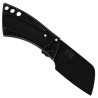 COUTEAU MAX KNIVES X TORPEN µSEPIA BLACK SERIE