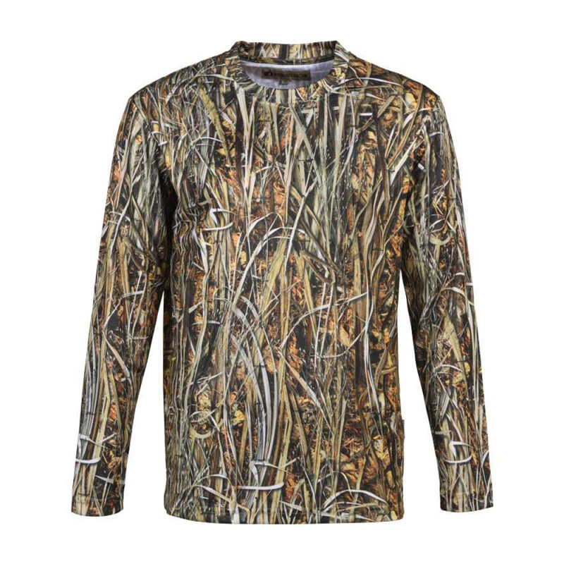 T-SHIRT MANCHES LONGUES PERCUSSION GHOST CAMO WET