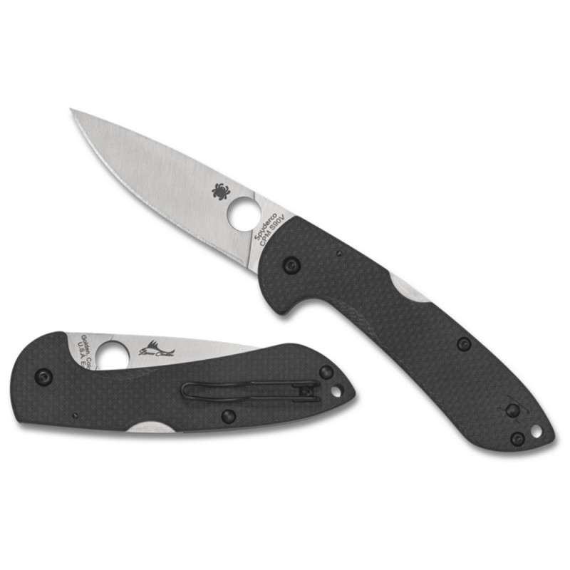 COUTEAU SPYDERCO SIREN FIBRE DE CARBONE SPRINT RUN