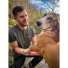 T-SHIRT CHASSE TRICOLORE L'AMOUR DU CHIEN
