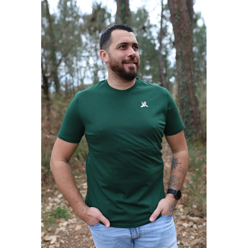 T-SHIRT LE PAIRON BÉCASSIER VERT