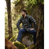 CHEMISE PINEWOOD HARJEDALEN VERT/BLEU MARINE