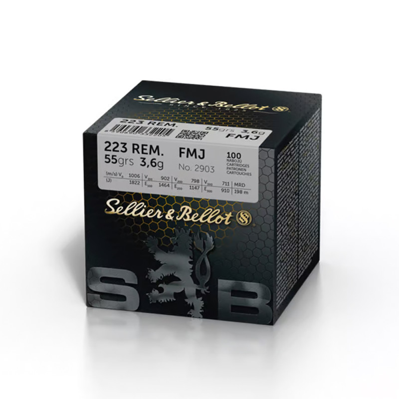 MUNITIONS SELLIER & BELLOT 223 REMINGTON 55GR X100 V341872