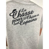 T-SHIRT CHASSE TRICOLORE LES VALEURS TRICOLORE - GRIS