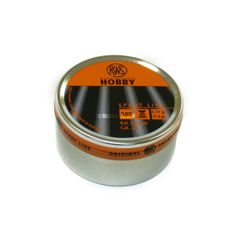 PLOMBS HOBBY 5.5 POUR CARABINE OU PISTOLET A PLOMB