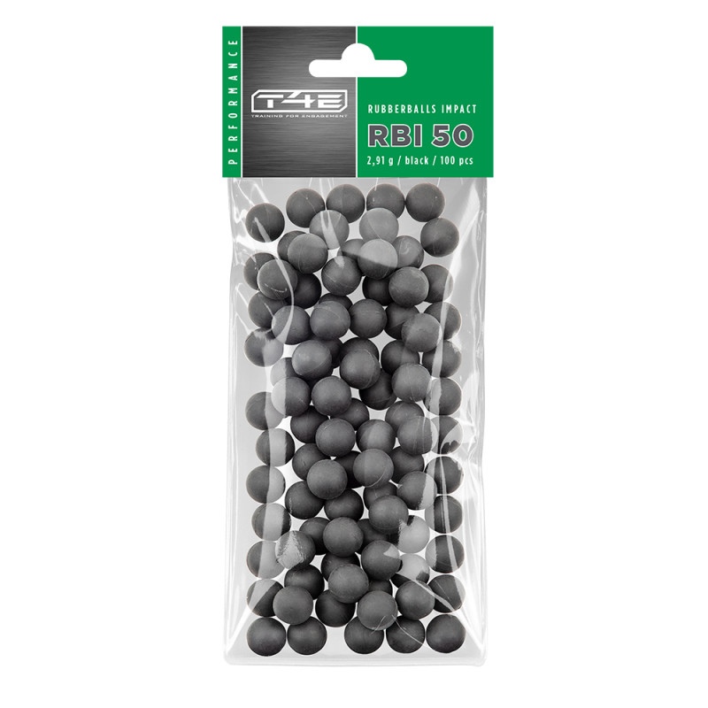 BILLES CAOUTCHOUC NOYAU ACIER CAL 50 X100 - RBI T4E 2.4721