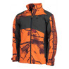 VESTE DE CHASSE TREELAND SOFTSHELL ORANGE CAMOUFLAGE