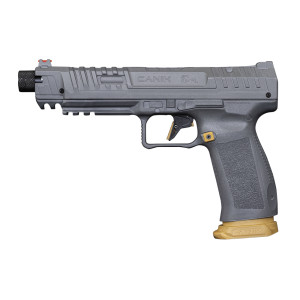 PISTOLET CANIK SFX COMPETITION CO2 CALIBRE 50 SILVER/GOLD 18 JOULES