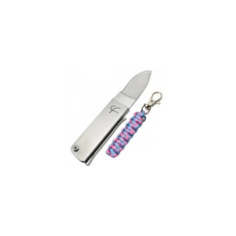 COUTEAU PORTE CLÉS FRED PERRIN ROSE ET BLEU