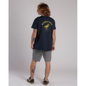T-SHIRT PLUME & POIL BÉCASSE NAVY