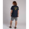 T-SHIRT PLUME & POIL BÉCASSE NAVY