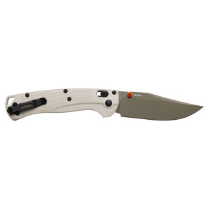 COUTEAU BENCHMADE TAGGEDOUT TAN ET VERT