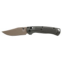 COUTEAU BENCHMADE TAGGEDOUT OLIVE ET TAN