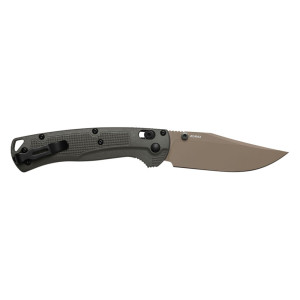 COUTEAU BENCHMADE TAGGEDOUT OLIVE ET TAN