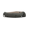 COUTEAU BENCHMADE TAGGEDOUT OLIVE ET TAN