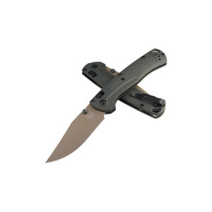 COUTEAU BENCHMADE TAGGEDOUT OLIVE ET TAN
