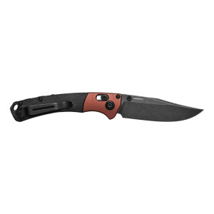 COUTEAU BENCHMADE MINI CROOKED RIVER MICARTA NOIR