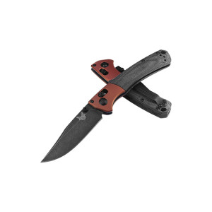 COUTEAU BENCHMADE MINI CROOKED RIVER MICARTA NOIR