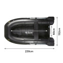 BATEAU PNEUMATIQUE CARP SPIRIT BLACK BOAT ONE 230