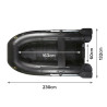 BATEAU PNEUMATIQUE CARP SPIRIT BLACK BOAT ONE 230