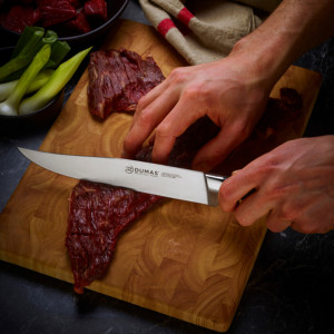 COUTEAU A DÉCOUPER 32 DUMAS YATAGAN SIGNATURE MICARTA 20CM