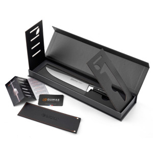 COUTEAU A DÉCOUPER 32 DUMAS YATAGAN SIGNATURE MICARTA 20CM