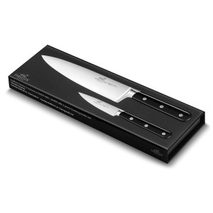COFFRET 2 COUTEAUX SABATIER EGIDE OFFICE 9CM + CHEF 20CM