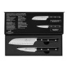COFFRET 2 COUTEAUX PRÉPARER SABATIER EGIDE OFFICE 9CM + MINI SANTOKU 12CM