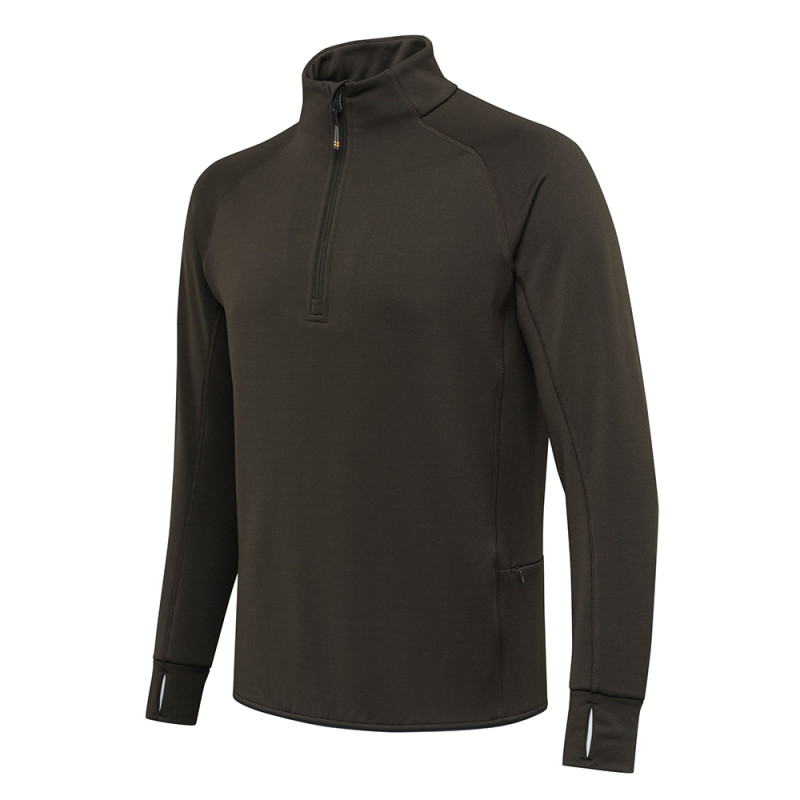 POLAIRE BERETTA THERMIQUE STRETCH TECH HALF ZIP VERT