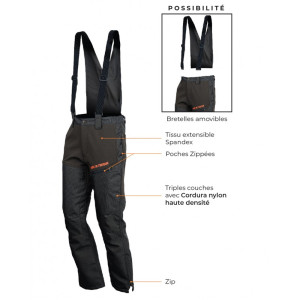 SALOPETTE CORDURA SOMLYS MADE IN TRAQUE V2