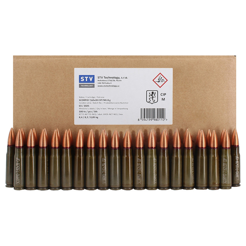 MUNITIONS STV SCORPIO 7.62X39 PAR 500