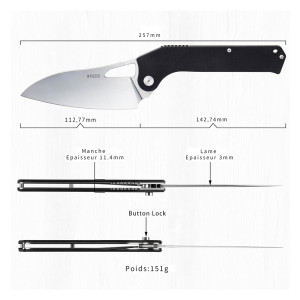 COUTEAU DE CUISINE PLIANT TACRAY G10