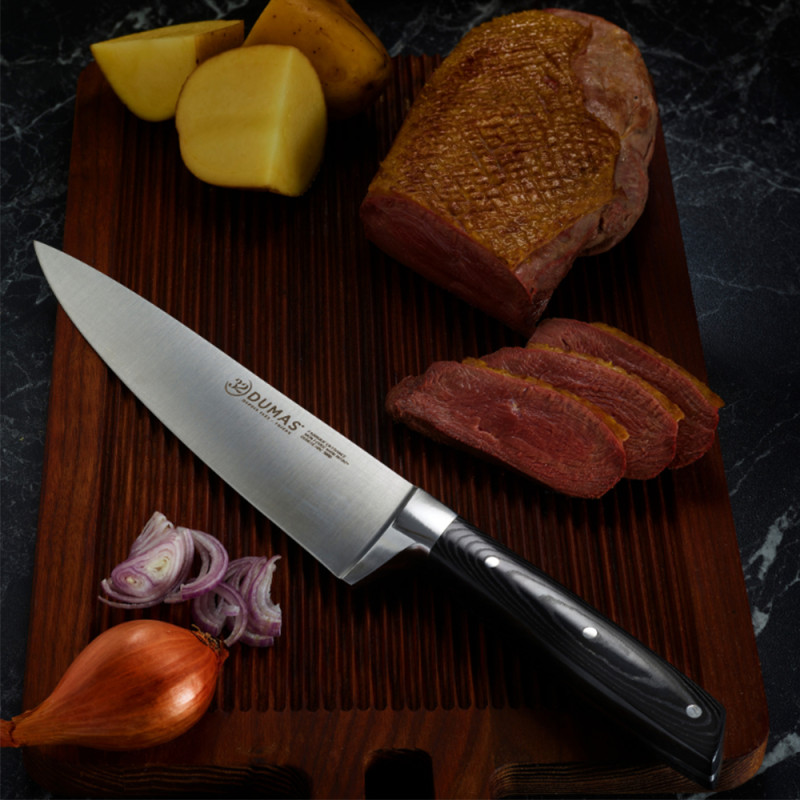 COUTEAU CHEF 32 DUMAS SIGNATURE MICARTA 20CM