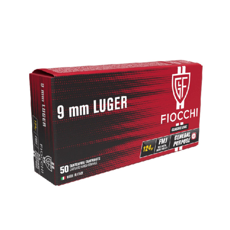 MUNITIONS FIOCCHI 9X19 (9MM PARA) 709354 LES 50