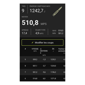 CHRONOGRAPHE BALISTIQUE GARMIN XERO C1 PRO