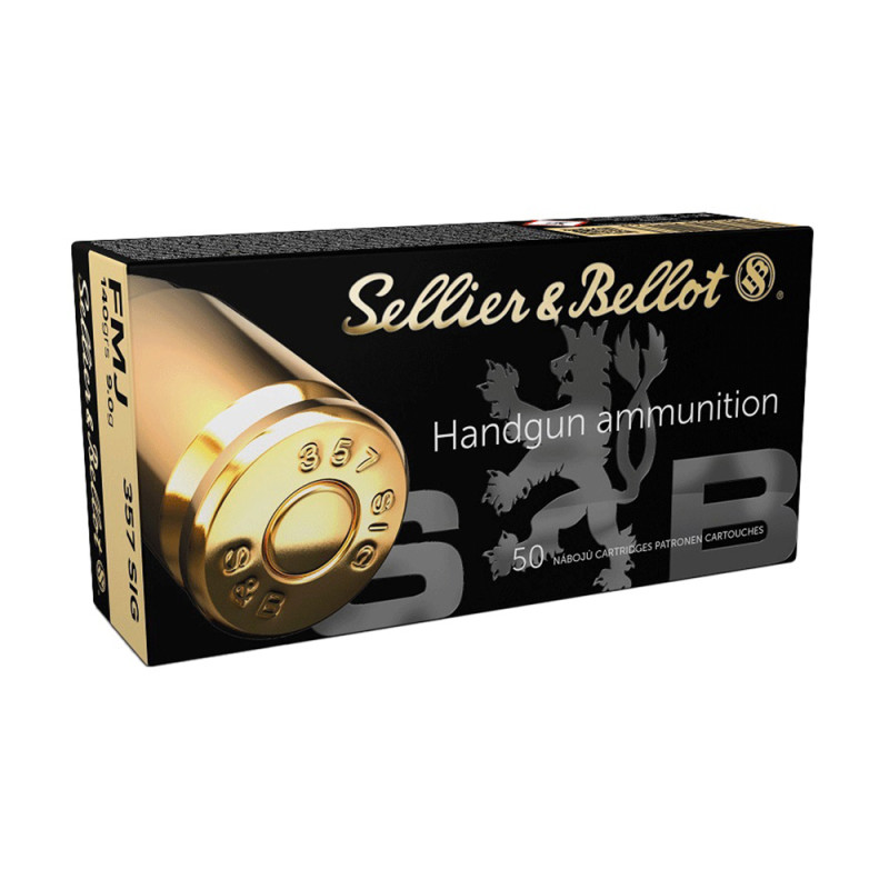MUNITIONS SELLIER & BELLOT 357 SIG 140G
