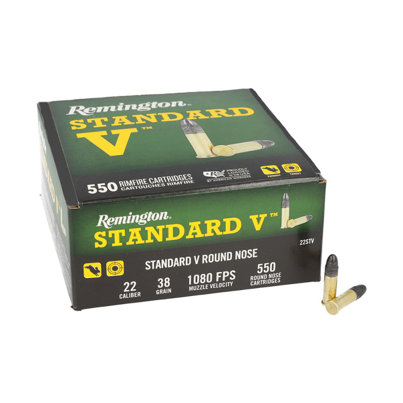 MUNITIONS 22LR REMINGTON STANDARD V 38G PAR 550